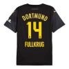 Camisola Borussia Dortmund Fullkrug 14 Homen Equipamento 2ª 24/25